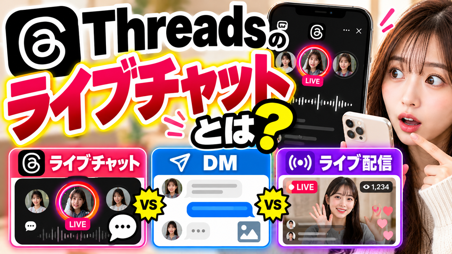 Threads Dm Threadsのライブチャットとは?参加方法・見るだけ・赤いリング・DMとの違い - JUN BLOG